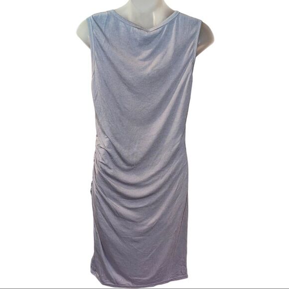 BTFBM Ruched Sleeveless Bodycon Dress Women's Size Small NWT basic - Picture 6 of 7